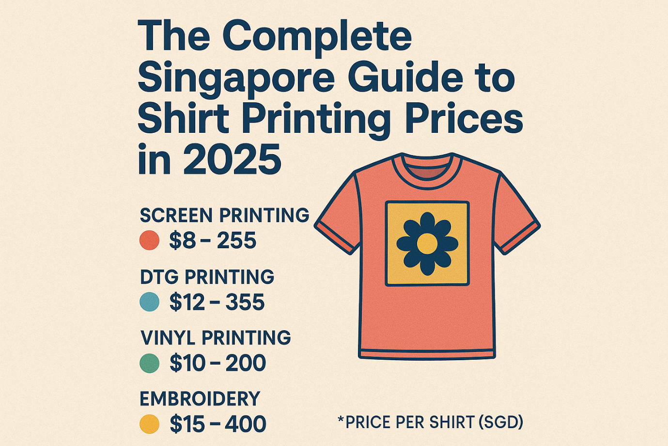 The Complete Singapore Guide to Shirt Printing Prices in 2025