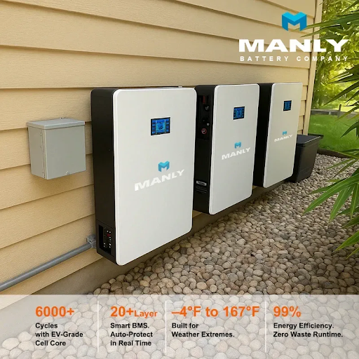 High-Quality LiFePO4 Batteries for Solar, RV & Industrial Use | ManlyBattery