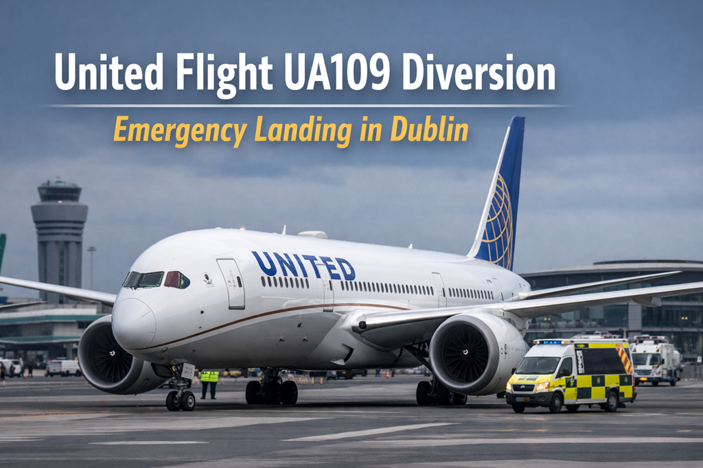 United Flight UA109 Diversion