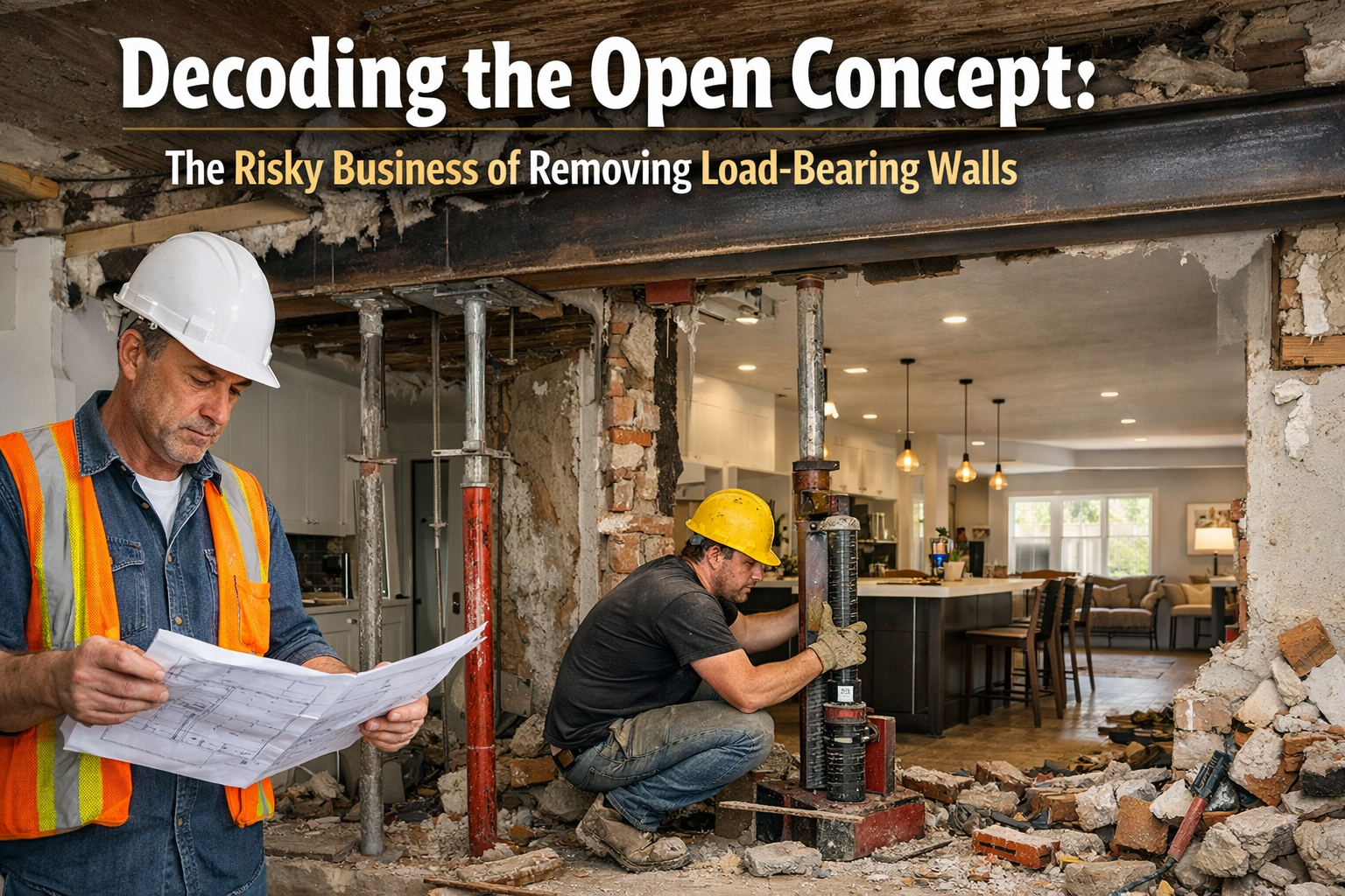 Decoding the Open Concept: The Risky Business of Removing Load-Bearing Walls