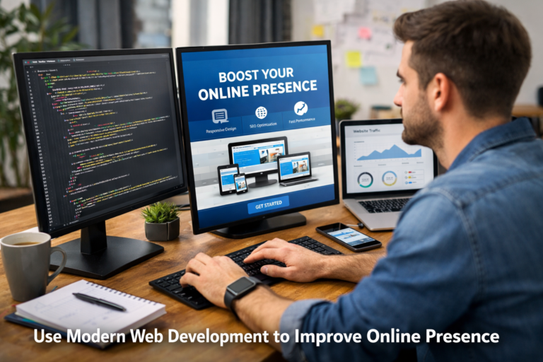How Small Businesses Can Use Modern Web Development to Improve Online Presence in 2026