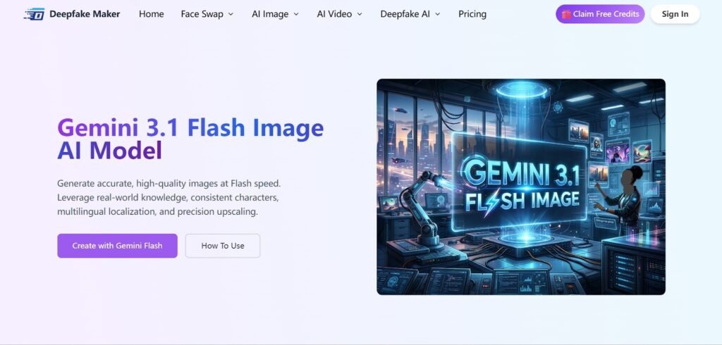 Deepfake Maker Gemini 3.1 Flash Image