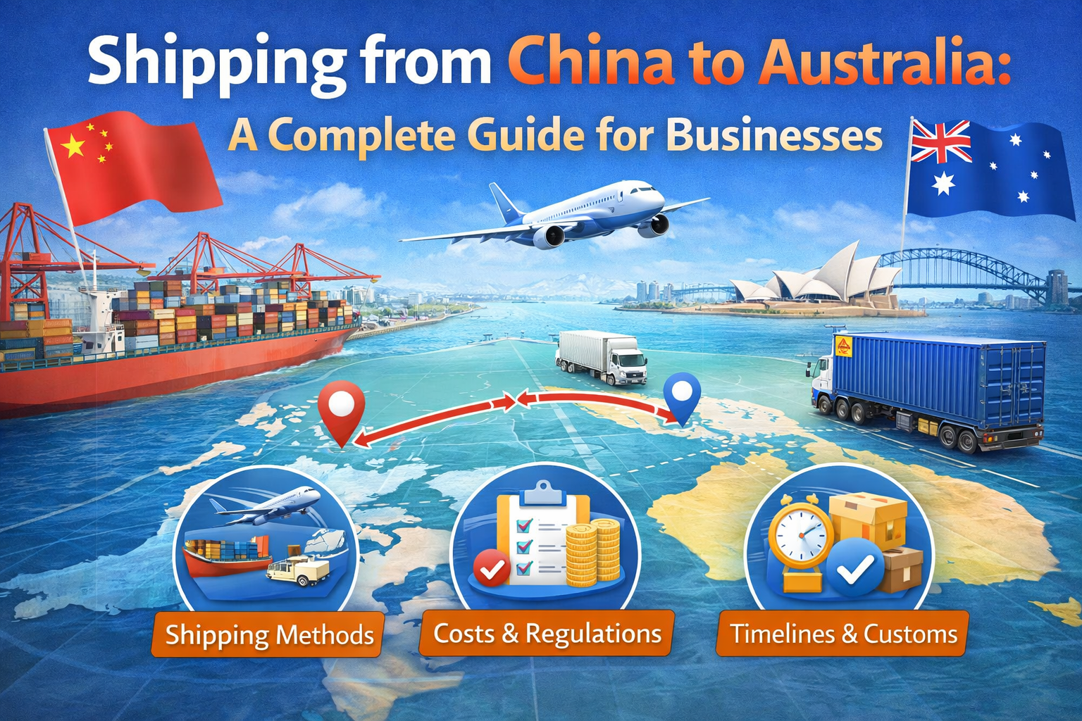 Shipping from China to Australia: A Complete Guide for Businesses