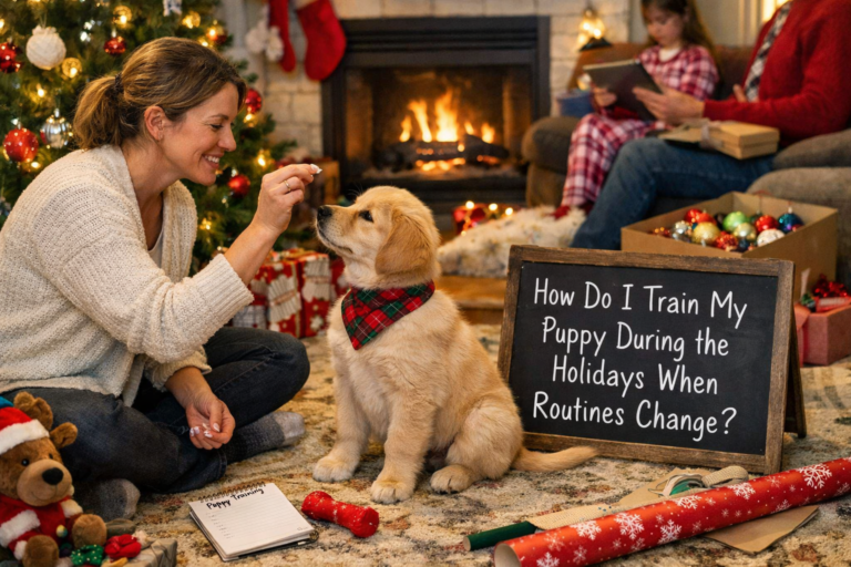How Do I Train My Puppy During the Holidays When Routines Change?